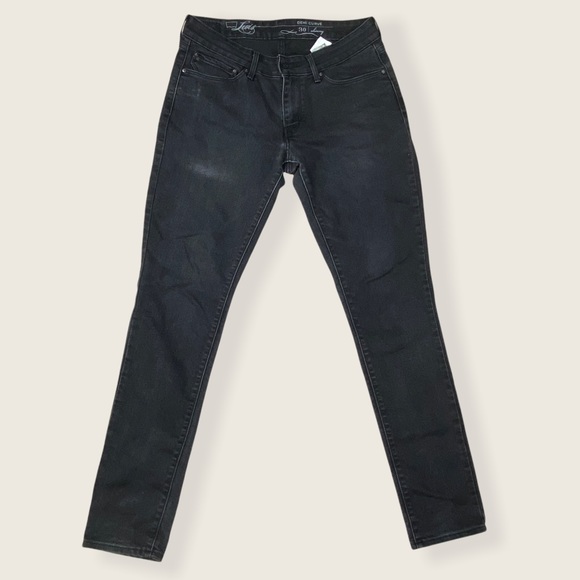 Levi’s San Francisco Mid Rise Black Demi Curve 30 - Picture 9 of 12